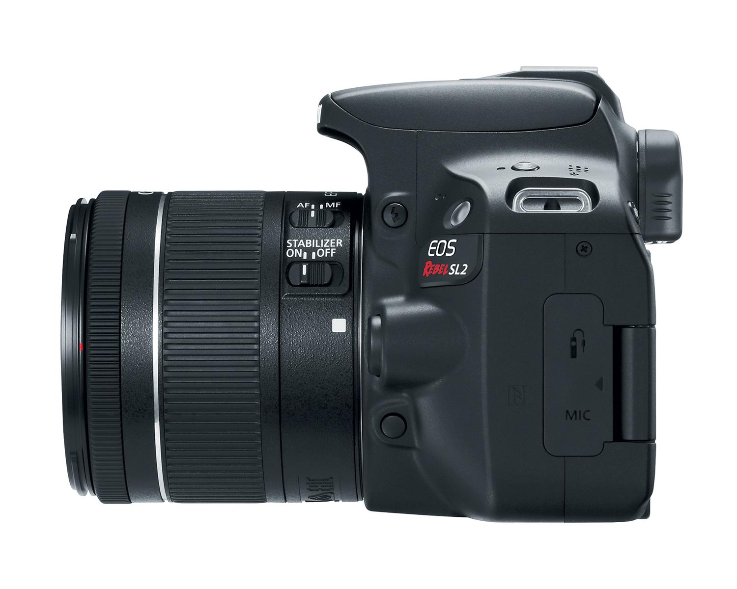 EOS SL2 BLACK EF-S 18-55 IS STM LEFT