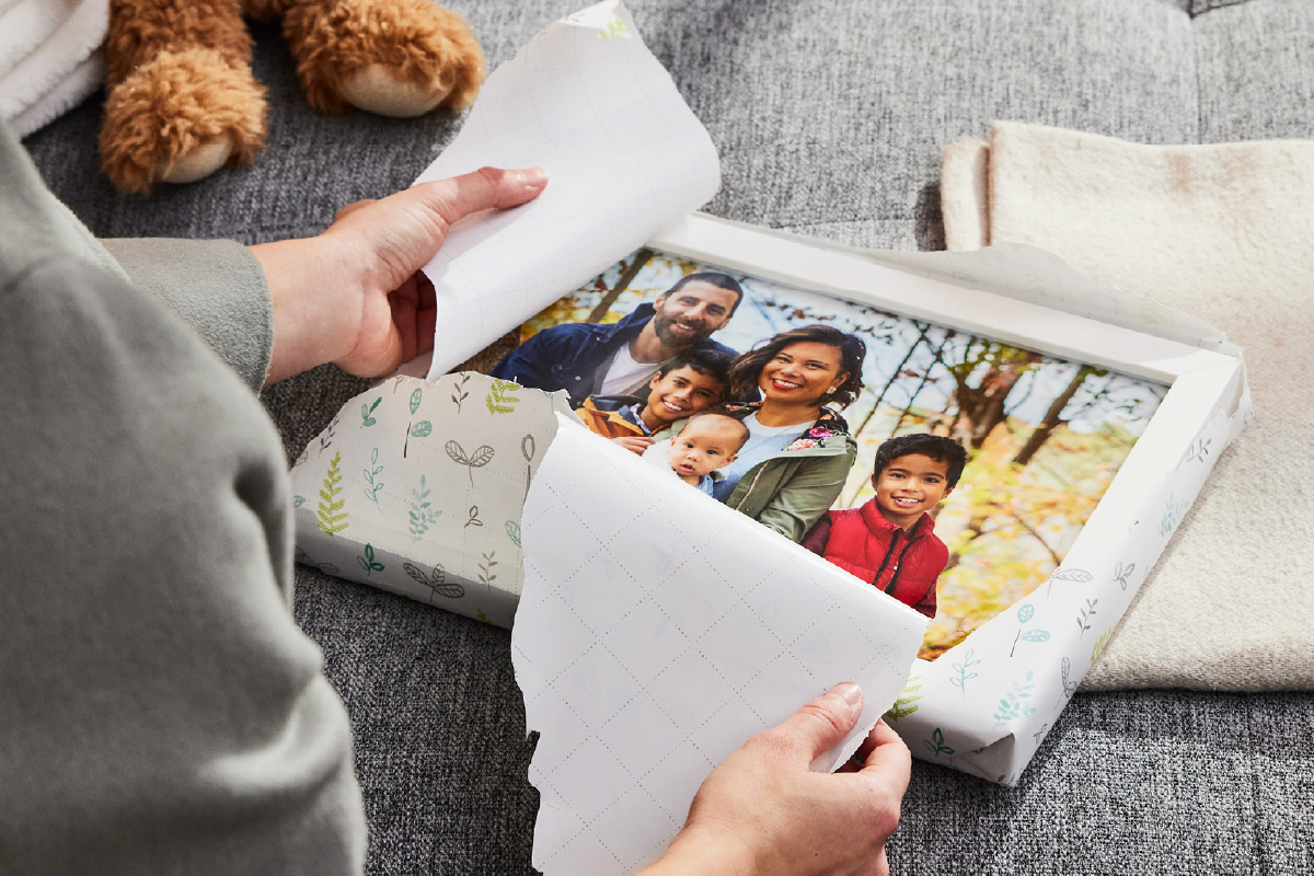Unwrapping a Frame Lab frame