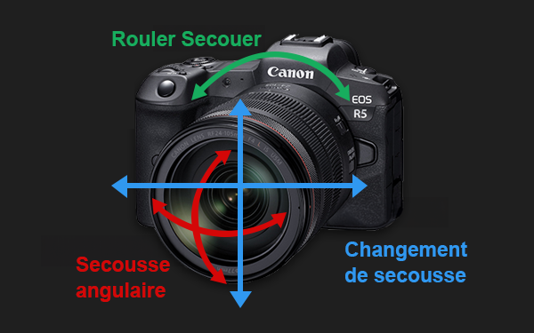 Types of camera-shake blur