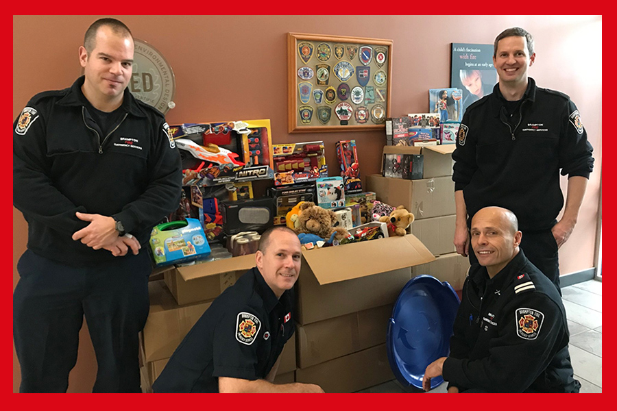 Food and Toy Drive at Canon Canada