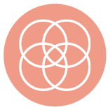 Logo avec cercles entrelacés