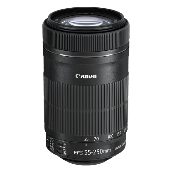 美品 キャノン Canon EF-S 55-250mm IS☆お手軽望遠レンズ♪カメラ